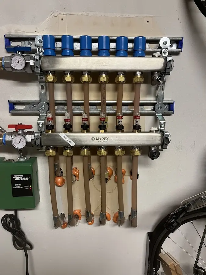 Plumber performing Leak Detection at a residential property in Dardanelle